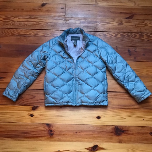 Banana Republic Silver Puffer Jacket, GUC, XS - Picture 3 of 14